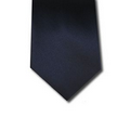 Solid Faille Navy Tie